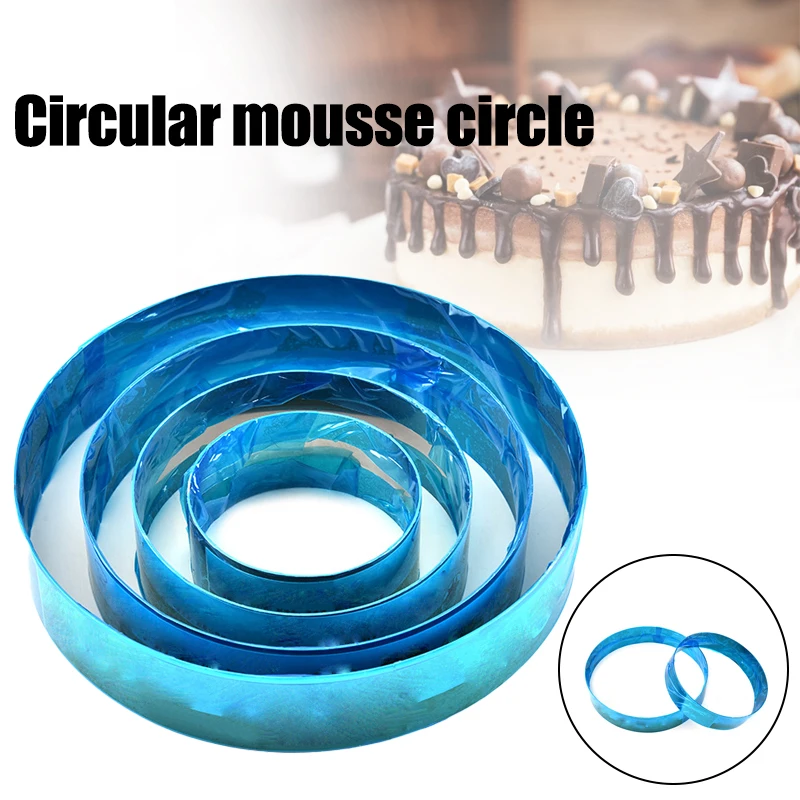 Cake Template Stainless Steel Round Mousse Ring Cake Maker Cake Ring Anti-rust Easy To Clean Cake Biscuit Mould
Cake Template Stainless Steel Round Mousse Ring Cake Maker Cake Ring Anti-rust Easy To Clean Cake Biscuit Mould