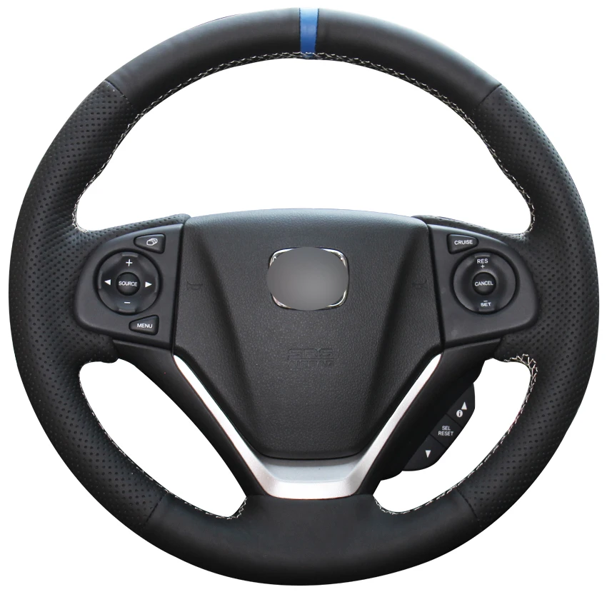 Blue Marker Black Genuine Leather Anti-slip Car Steering Wheel Cover for Honda CR-V CRV 2012-2016
Blue Marker Black Genuine Leather Anti-slip Car Steering Wheel Cover for Honda CR-V CRV 2012-2016