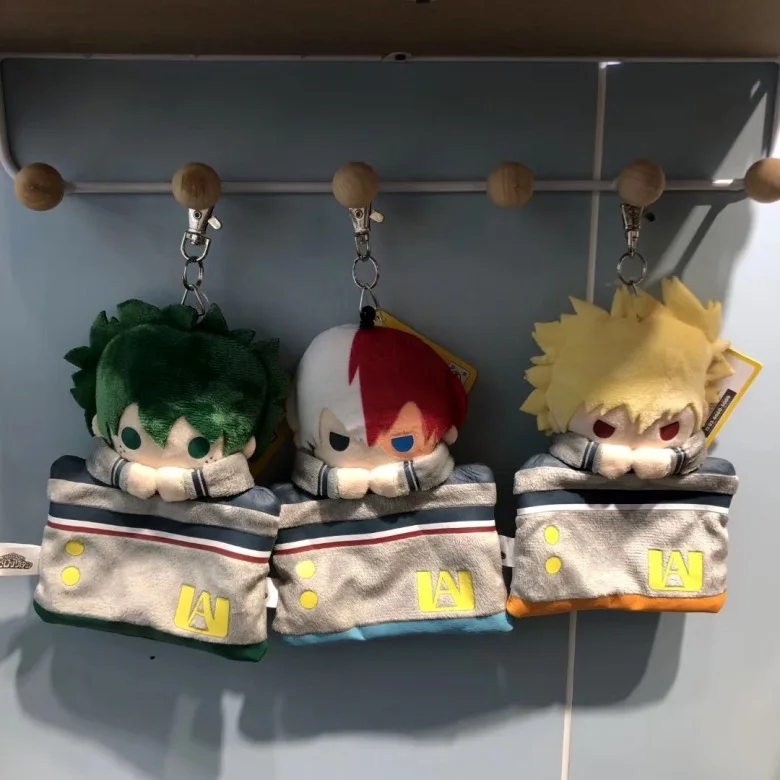 Плюшевая подвеска Моя геройская Академия 10 шт./лот Izuku Katsuki Shouto игрушка кошелек