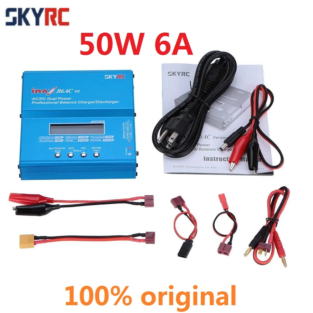 SKYRC iMAX B6AC V2 6A 50W AC/DC LiPo LiFe LiIon NiMH NiCd Battery Balance Charger Discharger
SKYRC iMAX B6AC V2 6A 50W AC/DC LiPo LiFe LiIon NiMH NiCd Battery Balance Charger Discharger
