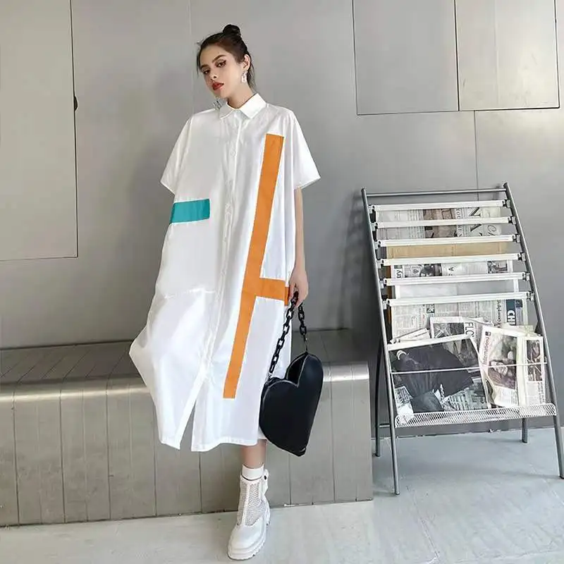 Women's 2022 new summer short-sleeved, loose and slim straight skirt skirt
Women's 2022 new summer short-sleeved, loose and slim straight skirt skirt