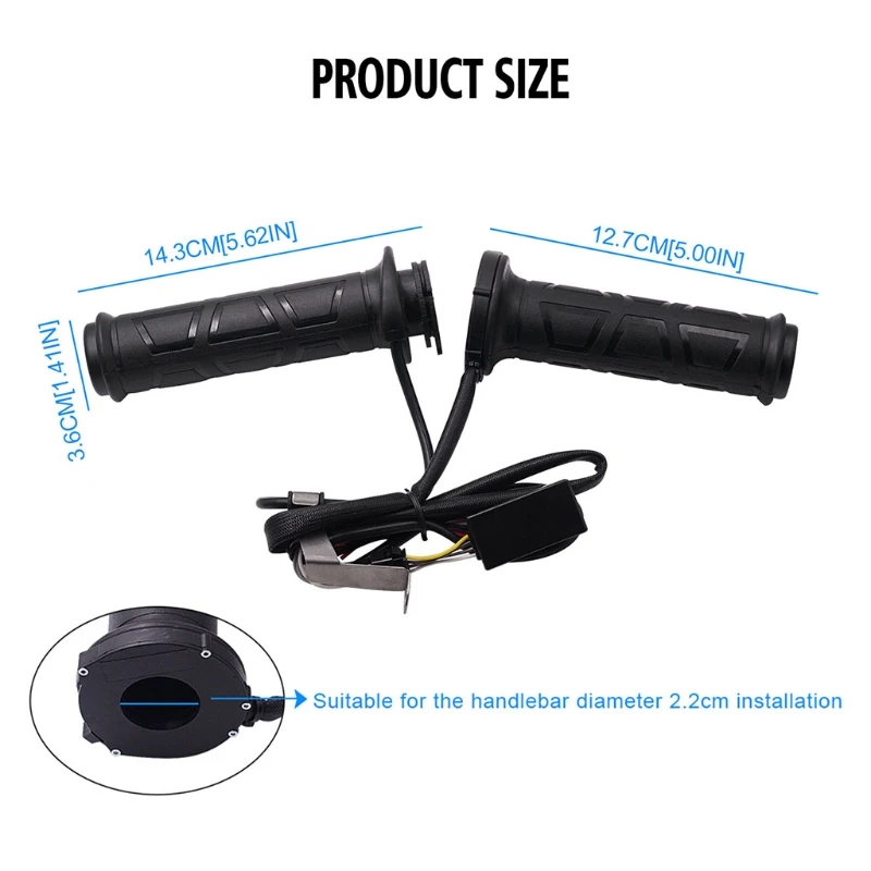 Q9QD Winter Handlebar Heating Cushion 22mm Electric Heated Pad Used for E-bikeMotorcycle Winter Cycling Equipment
Q9QD Winter Handlebar Heating Cushion 22mm Electric Heated Pad Used for E-bikeMotorcycle Winter Cycling Equipment