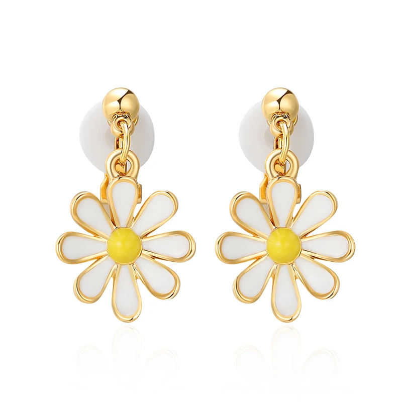 JIAN Fashion Flower Ear Clips Eearings for Women Girls Trendy Elegant Cute Party Wedding Non-Piercing Ear Accessories
JIAN Fashion Flower Ear Clips Eearings for Women Girls Trendy Elegant Cute Party Wedding Non-Piercing Ear Accessories