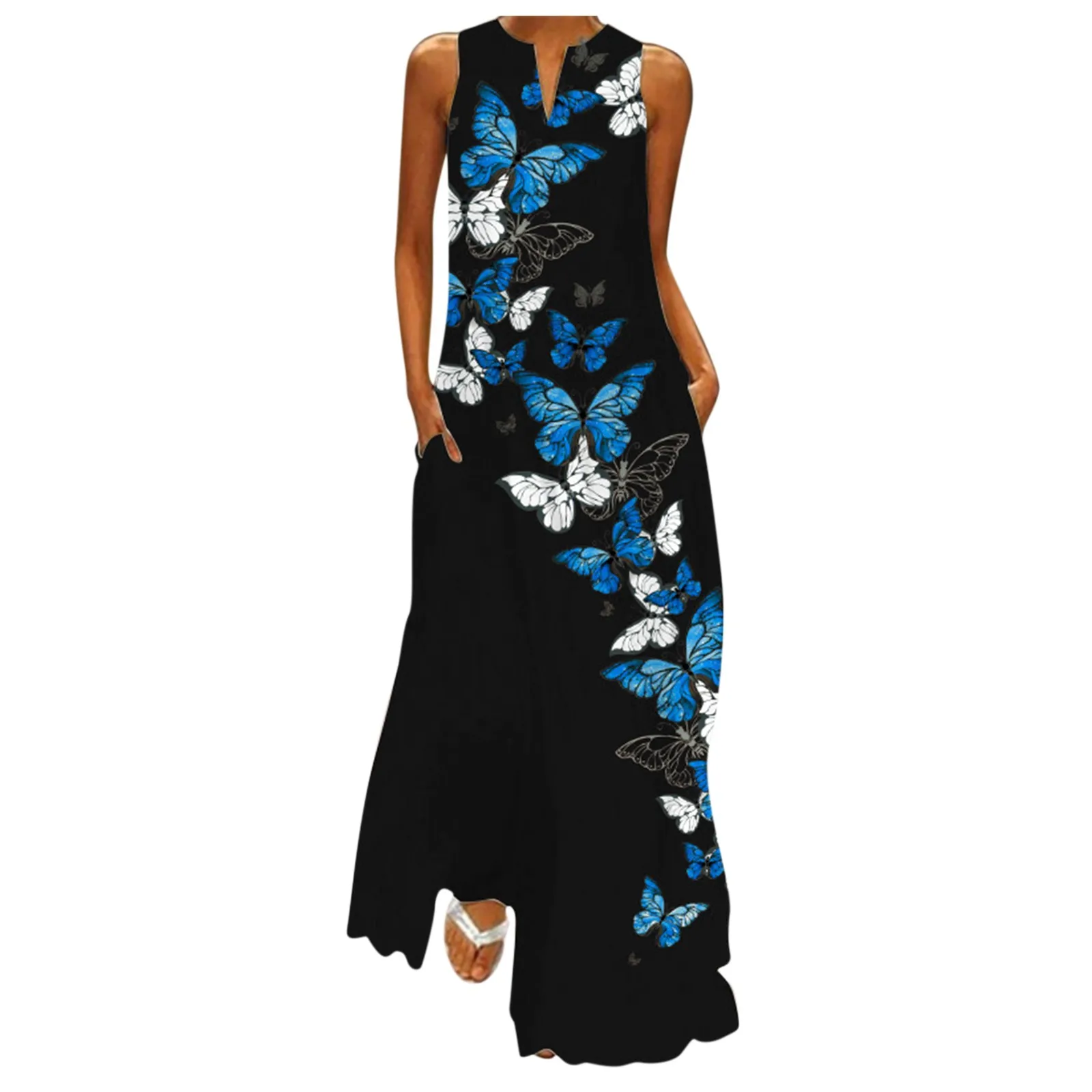 2021 New Summer Ladies Sleeveless Long Dress V-Neck 3D Fashion Printed Dress Women's Clothing Fashion Pullover Maxi Dresses
2021 New Summer Ladies Sleeveless Long Dress V-Neck 3D Fashion Printed Dress Women's Clothing Fashion Pullover Maxi Dresses
