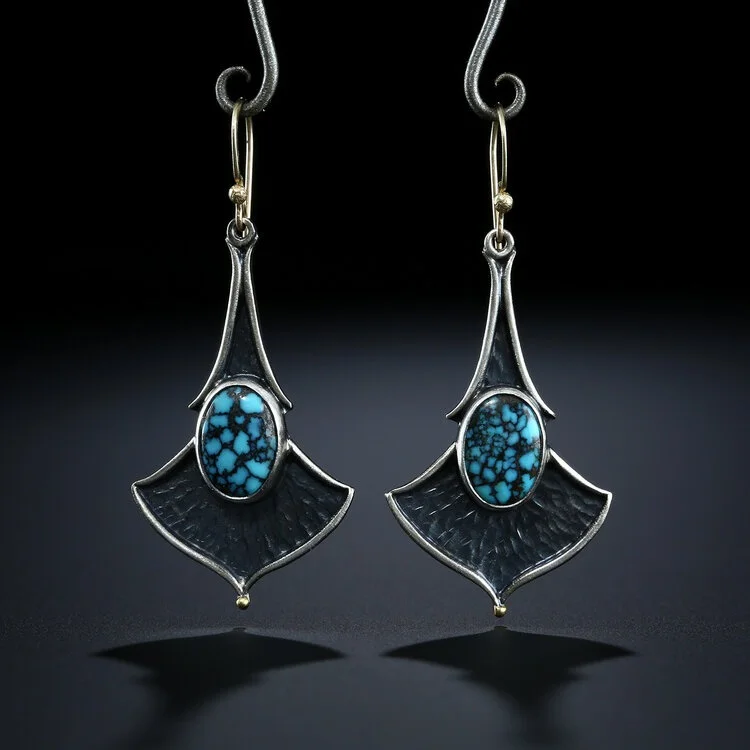 Bohemian Painted Leaf Flower Earrings for Women Tribal Jewelry Handmade VintageTurquoise Gemstone Dangle Earring Pendientes
Bohemian Painted Leaf Flower Earrings for Women Tribal Jewelry Handmade VintageTurquoise Gemstone Dangle Earring Pendientes