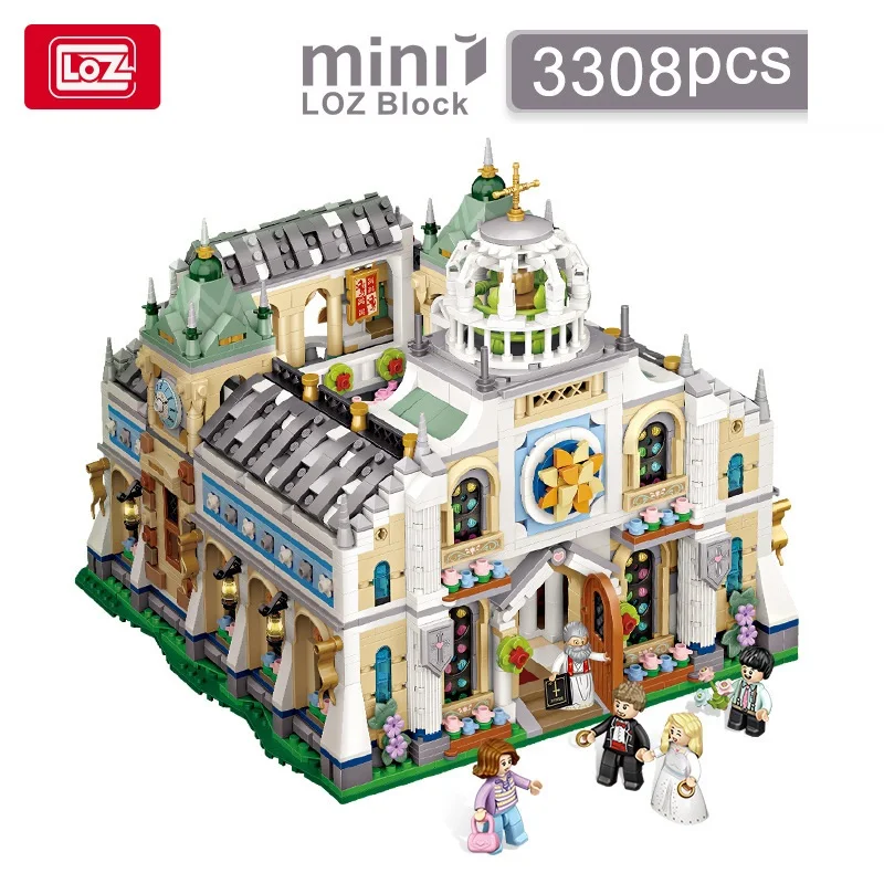 3308PCS LOZ Mini Blocks Wedding Church Building Bricks for Children Gifts Beautiful Toy Kids Brinquedos Girls Present 1035
3308PCS LOZ Mini Blocks Wedding Church Building Bricks for Children Gifts Beautiful Toy Kids Brinquedos Girls Present 1035