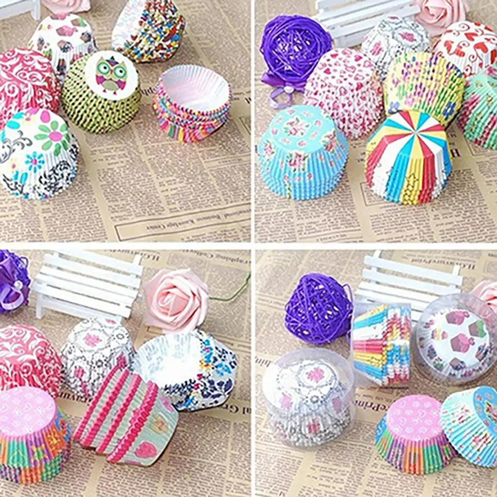 100Pcs/Bag Baking Cup Lightweight Space-saving Eco-friendly Kitchen Baking Cup for Gifts 
100Pcs/Bag Baking Cup Lightweight Space-saving Eco-friendly Kitchen Baking Cup for Gifts