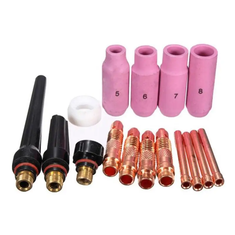 Пт сварочный аппарат TIG фонарь короткие газа объектив Kit 16 шт. детали сварочного аппарата для разработки производство длительного прочный
Пт сварочный аппарат TIG фонарь короткие газа объектив Kit 16 шт. детали сварочного аппарата для разработки производство длительного прочный