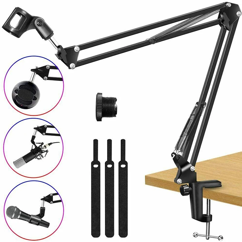 Pro Desktop Microphone Stand Desk Scissor Arm Microphone Mount Stand Microphone Holder Arm Desk Mount Mic Mount Boom Stand
Pro Desktop Microphone Stand Desk Scissor Arm Microphone Mount Stand Microphone Holder Arm Desk Mount Mic Mount Boom Stand