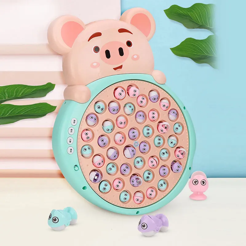 Cartoon Pig Fishing Toys Children Educational Toys Music Electric Rotating Fishing Game Magnetic Outdoor Indoor Toy LBV
Cartoon Pig Fishing Toys Children Educational Toys Music Electric Rotating Fishing Game Magnetic Outdoor Indoor Toy LBV