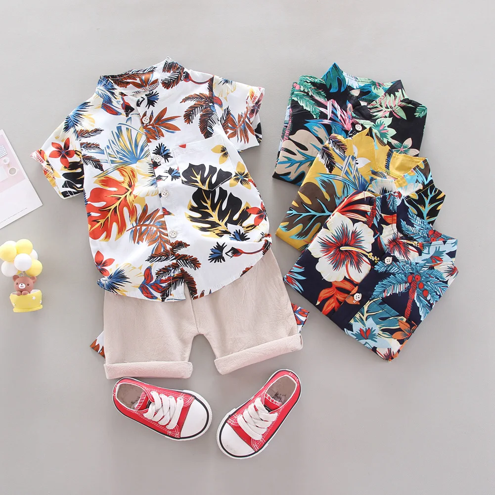 2021 Boys Suit Children's Coconut Tree Printed Shirt and Shorts Two-piece Loose Casual Two-piece Set New Fashion Hot Sale
2021 Boys Suit Children's Coconut Tree Printed Shirt and Shorts Two-piece Loose Casual Two-piece Set New Fashion Hot Sale