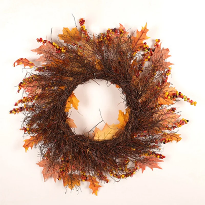 Christmas Autumn Color Garland Window Restaurant Home Maple Leaf Decoration Ornaments Holiday Pendant Wreath
Christmas Autumn Color Garland Window Restaurant Home Maple Leaf Decoration Ornaments Holiday Pendant Wreath