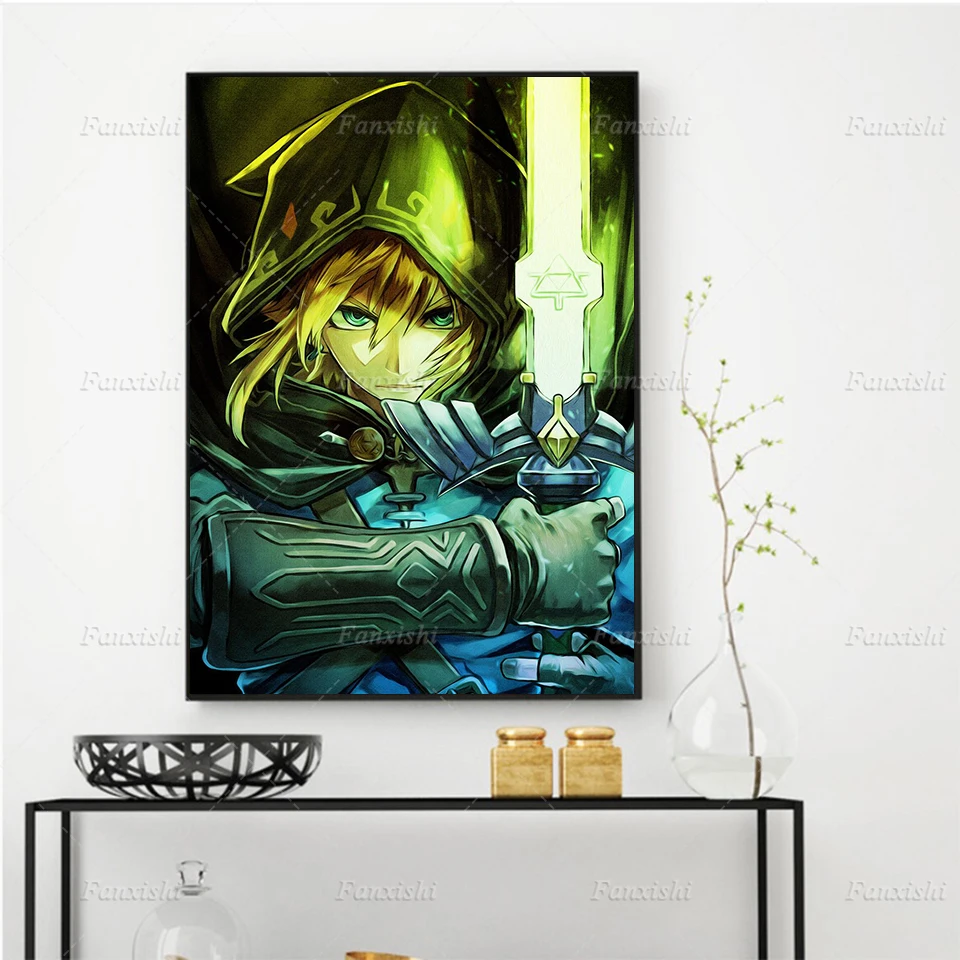 Modern Wall Art Prints Canvas Painting Anime Poster The legend of Zelda Hd Modular Picture Boy's Living Room Home Decor Kid Gift
Modern Wall Art Prints Canvas Painting Anime Poster The legend of Zelda Hd Modular Picture Boy's Living Room Home Decor Kid Gift