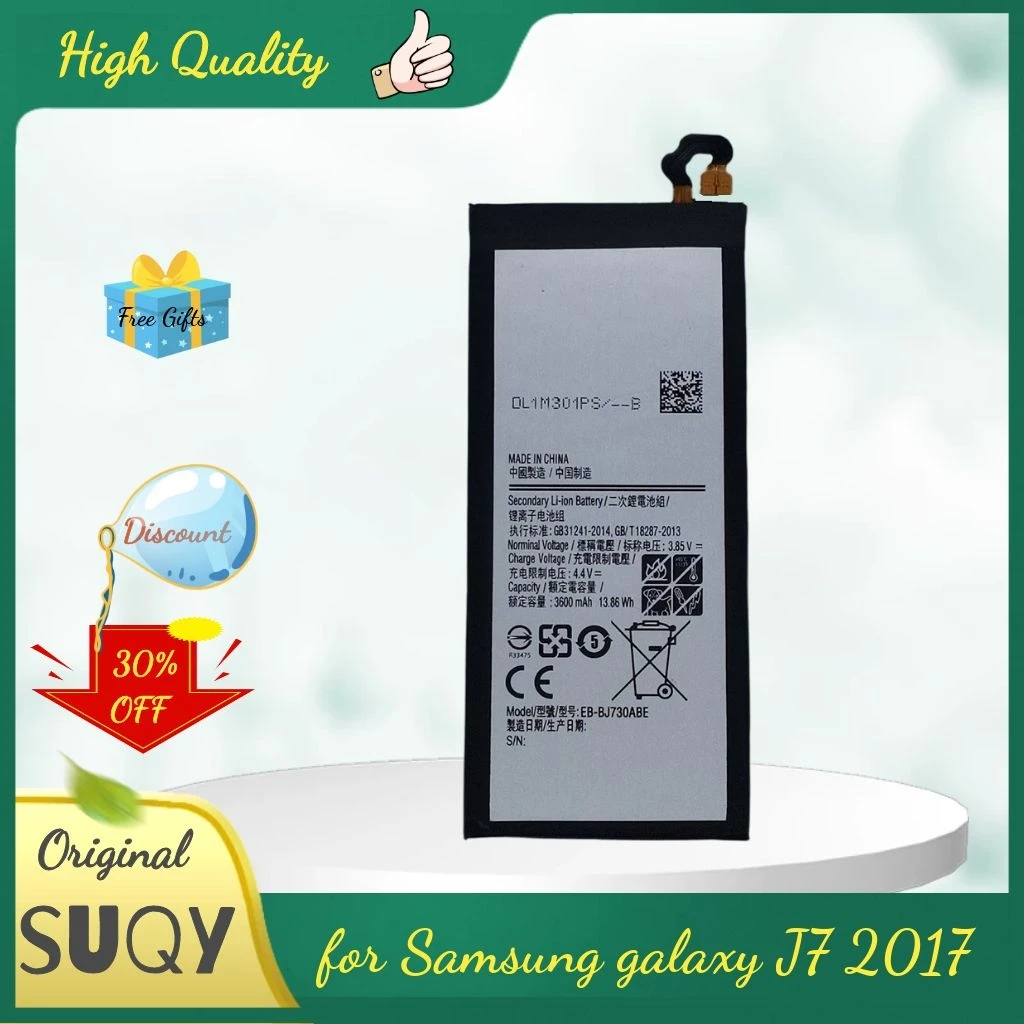 3600 mah батарея для Samsung j7 2017 аккумуляторная батарея для Samsung galaxy j7 pro батареи J730 SM-J730F/FM/G/DS/GM EB-BJ730ABE
3600 mah батарея для Samsung j7 2017 аккумуляторная батарея для Samsung galaxy j7 pro батареи J730 SM-J730F/FM/G/DS/GM EB-BJ730ABE