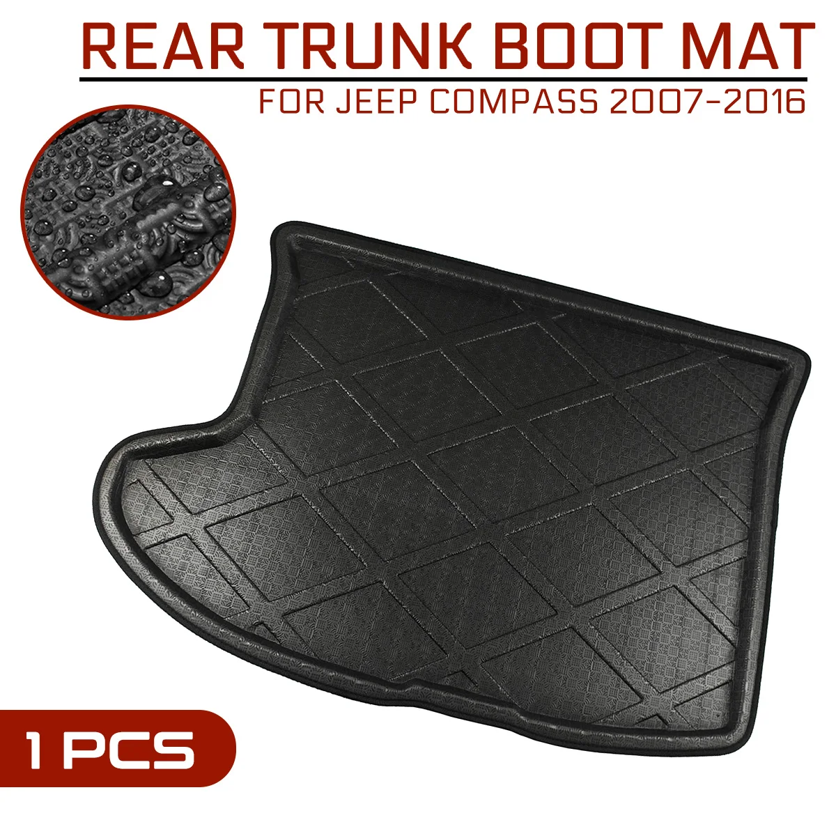 Автомобильный коврик, ковер для Jeep Compass 2007 2008 2009 2010-2016, задний багажник, защита от грязи
Автомобильный коврик, ковер для Jeep Compass 2007 2008 2009 2010-2016, задний багажник, защита от грязи