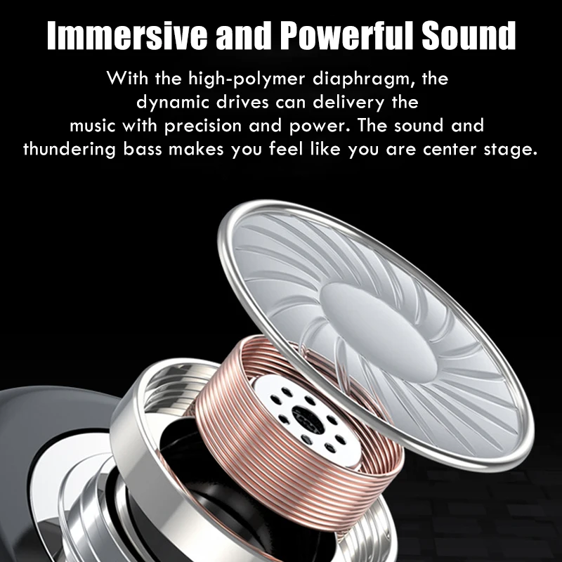 Bluetooth 5.0 Earphones 6000 mAh Charging Case Wireless Headphone Sports Waterproof Bluetooth Headsets Earbuds With Dual Mic
Bluetooth 5.0 Earphones 6000 mAh Charging Case Wireless Headphone Sports Waterproof Bluetooth Headsets Earbuds With Dual Mic