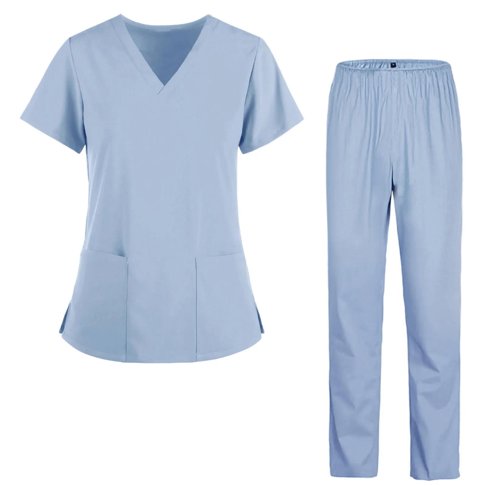 Женский комплект одежды, унисекс рабочая одежда с V-образным вырезом, костюмы, топы и брюки, женские спецодежды
Женский комплект одежды, унисекс рабочая одежда с V-образным вырезом, костюмы, топы и брюки, женские спецодежды