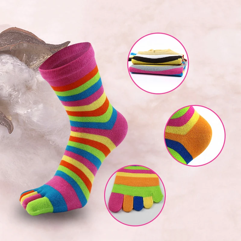 Cute Five-finger Socks Autumn Winter Women's Cotton Breathable Soft Short Sock GirlsThread Middle Tube Color Finger Cotton Socks
Cute Five-finger Socks Autumn Winter Women's Cotton Breathable Soft Short Sock GirlsThread Middle Tube Color Finger Cotton Socks