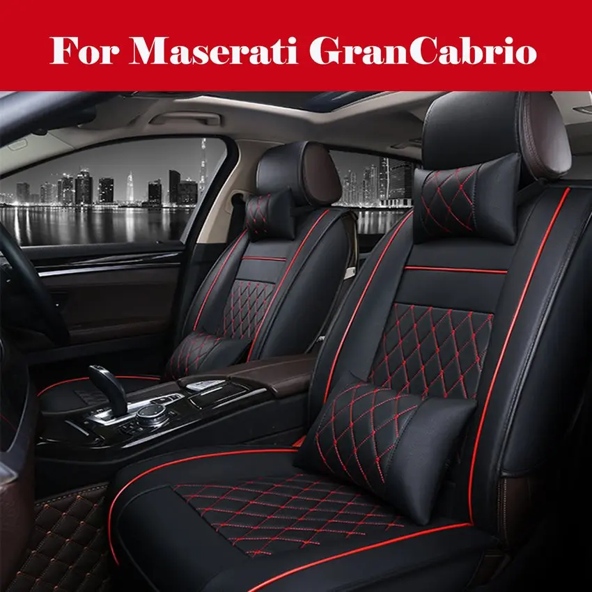 Car Seat Covers Black PU Leather Front & Rear Full Coverage Breathable 1 SET For Maserati GranCabrio
Car Seat Covers Black PU Leather Front & Rear Full Coverage Breathable 1 SET For Maserati GranCabrio