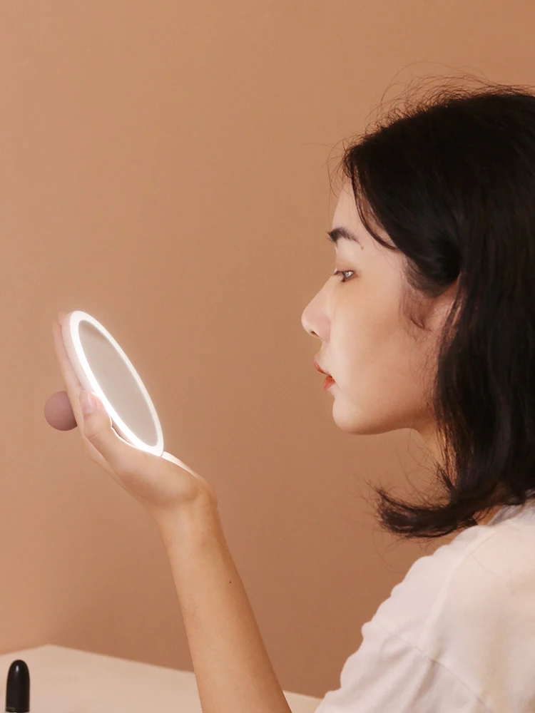 Portable Folding Hand Mirror Small Makeup Mirror Charging Bathroom Mirrors Round Led Mirror Light Espelhos Birthday Gift 50BM
Portable Folding Hand Mirror Small Makeup Mirror Charging Bathroom Mirrors Round Led Mirror Light Espelhos Birthday Gift 50BM