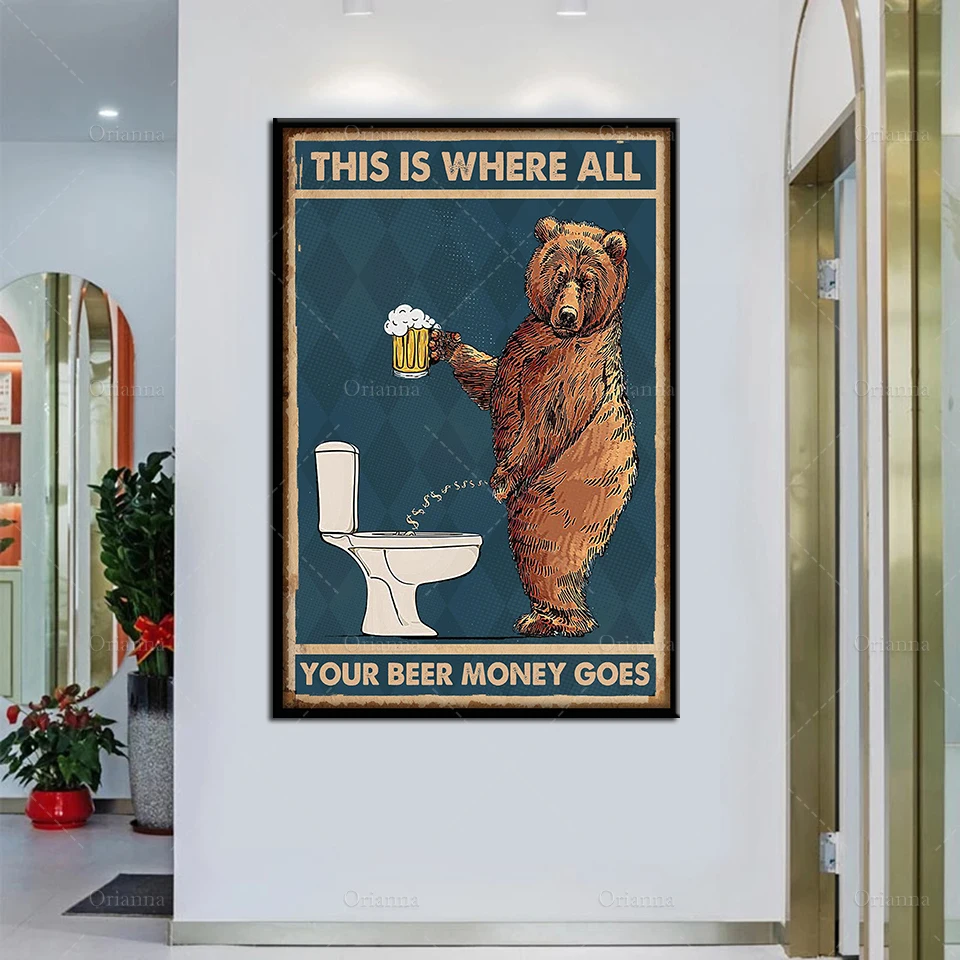 Grumpy Bear This Is Where All Your Beer Money Goes Poster Wall Art Print Canvas Painting Living Home Restroom Toilet Decor Poste
Grumpy Bear This Is Where All Your Beer Money Goes Poster Wall Art Print Canvas Painting Living Home Restroom Toilet Decor Poste