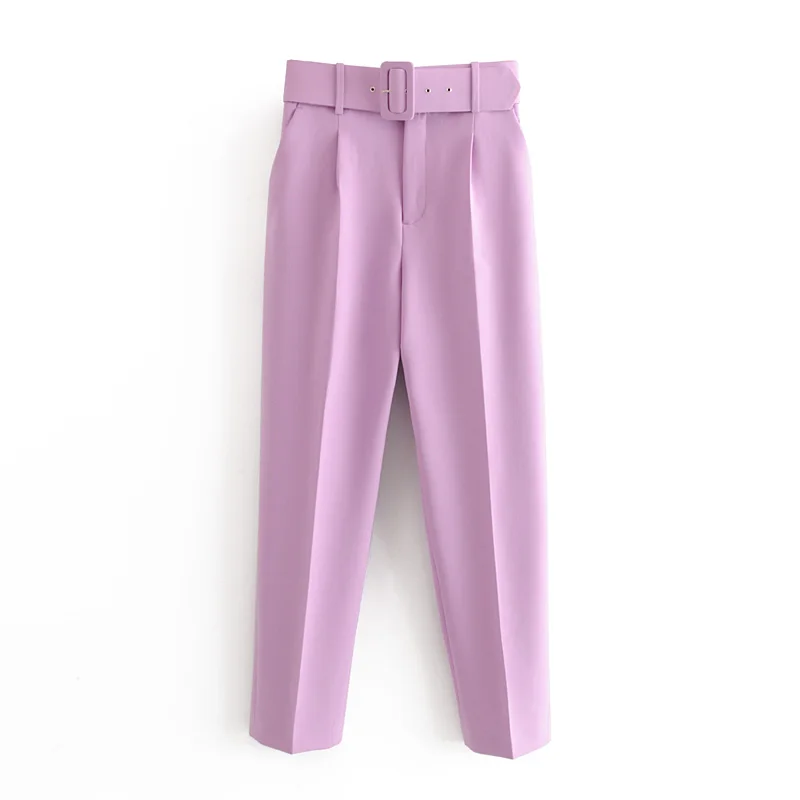 Hot Sale Women candy color pants purple orange beige color chic business Trousers female fake zipper pantalones mujer pants P616
Hot Sale Women candy color pants purple orange beige color chic business Trousers female fake zipper pantalones mujer pants P616