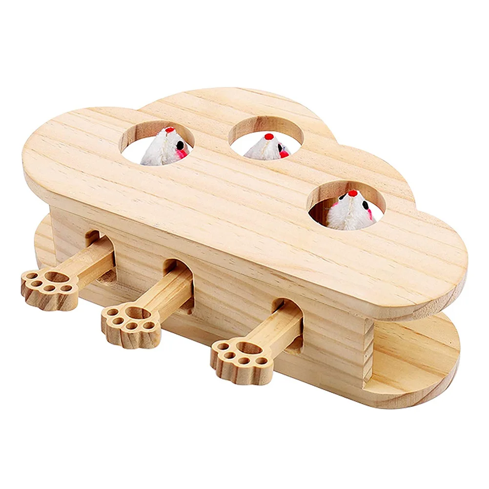 Wooden Interactive Cat Toy 3 Holed Funny Cat Hunting Mouse fidget toy Hamster Stick Toy Cat accessories Supplies toy For dog cat
Wooden Interactive Cat Toy 3 Holed Funny Cat Hunting Mouse fidget toy Hamster Stick Toy Cat accessories Supplies toy For dog cat