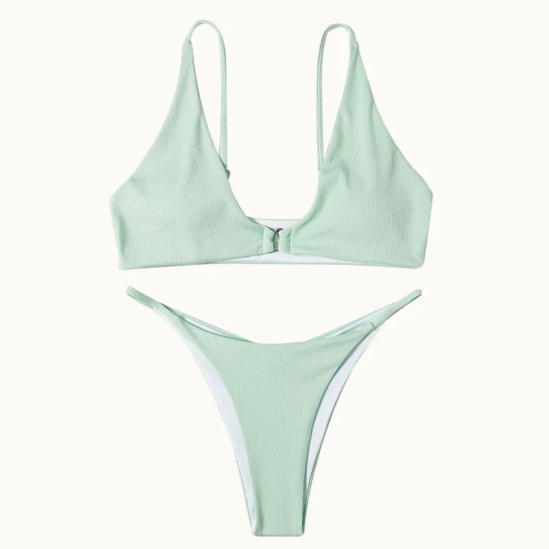 Sexy Bikini 2021 Summer Swimsuit Women Two Pieces High Waist Bikini Push Up Swimwear Halter Bathing Suit Split Female Swimsuit
Sexy Bikini 2021 Summer Swimsuit Women Two Pieces High Waist Bikini Push Up Swimwear Halter Bathing Suit Split Female Swimsuit