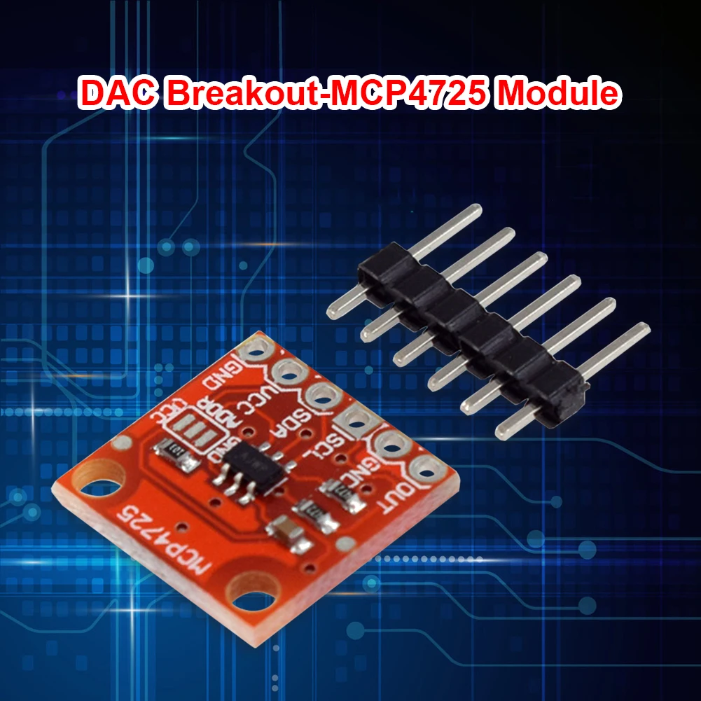 HW-315 I2C ЦАП с интерфейсом выхода MCP4725, разработка модуля, аудио Плата 12 бит для Raspberry Pi
HW-315 I2C ЦАП с интерфейсом выхода MCP4725, разработка модуля, аудио Плата 12 бит для Raspberry Pi