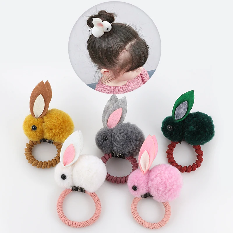 Cute animal hair ball rabbit hair ring female rubber band elastic hair bands Korean headwear children hair Accessories ornaments
Cute animal hair ball rabbit hair ring female rubber band elastic hair bands Korean headwear children hair Accessories ornaments