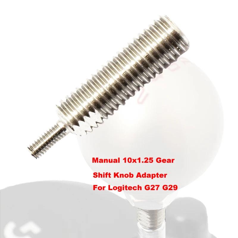 Manual M10x1.25 Gear Shifter Adapter For Logitech G29 G27 Modification Aluminum Alloy Accessories Personalized Gear Head
Manual M10x1.25 Gear Shifter Adapter For Logitech G29 G27 Modification Aluminum Alloy Accessories Personalized Gear Head