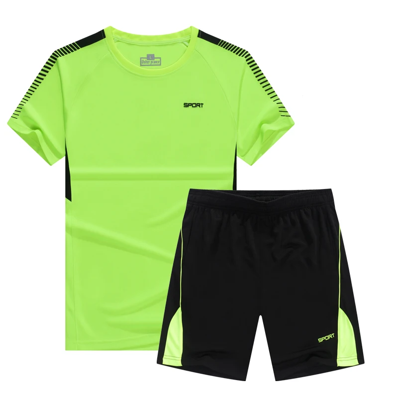 Men's Tracksuits New Summer Shorts Suit Short-Sleeve T Shirts Set Fashion Male Sportswear Clothing Asian Size L-5XL
Men's Tracksuits New Summer Shorts Suit Short-Sleeve T Shirts Set Fashion Male Sportswear Clothing Asian Size L-5XL