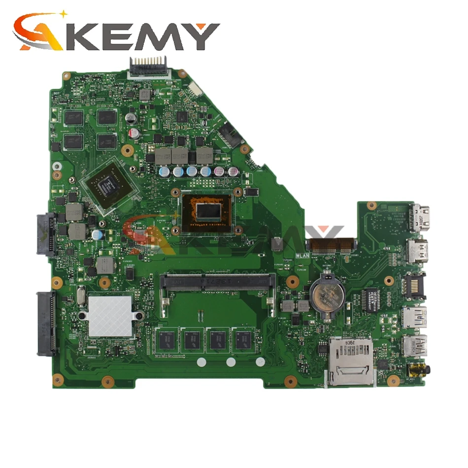 Материнская плата AKEMY X550CC ASUS X550CL X550VB X552C A550C A550V для ноутбука материнская с 1007U 2GB-ARM 2