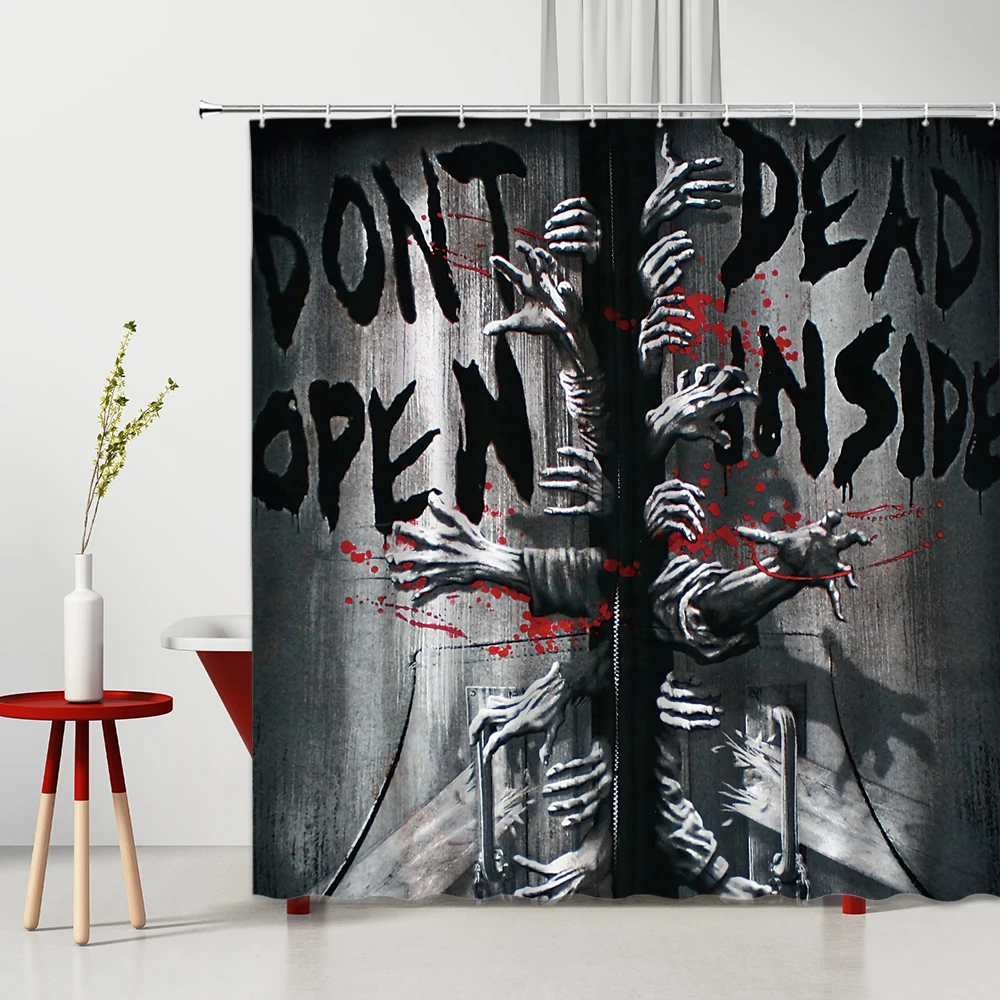 Horror Blood Handprint Shower Curtain Flower Skull Creative Printing Washable Home Halloween Decor Curtains Bathroom Supplies
Horror Blood Handprint Shower Curtain Flower Skull Creative Printing Washable Home Halloween Decor Curtains Bathroom Supplies