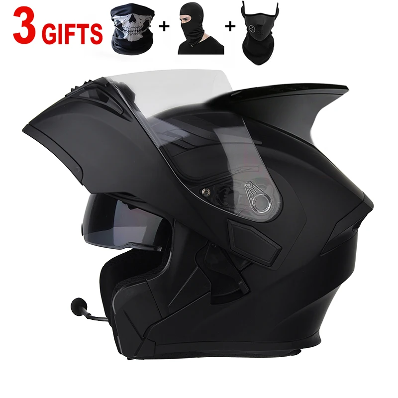 Мотоциклетный шлем с гарнитурой модульный для скутеров|Шлемы| |