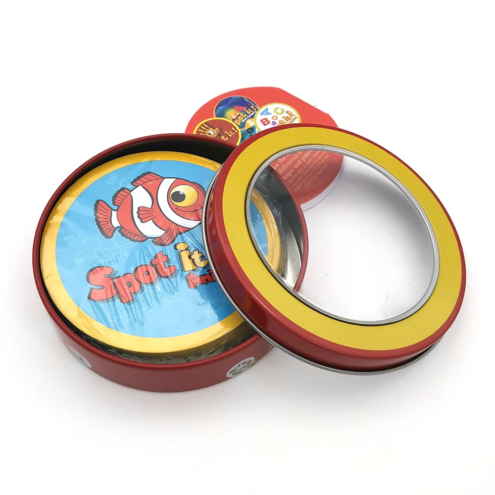 board game Flash pair basic English spot it card game dobble party Game For Kids Fun Family Go Camping toys metal box
board game Flash pair basic English spot it card game dobble party Game For Kids Fun Family Go Camping toys metal box