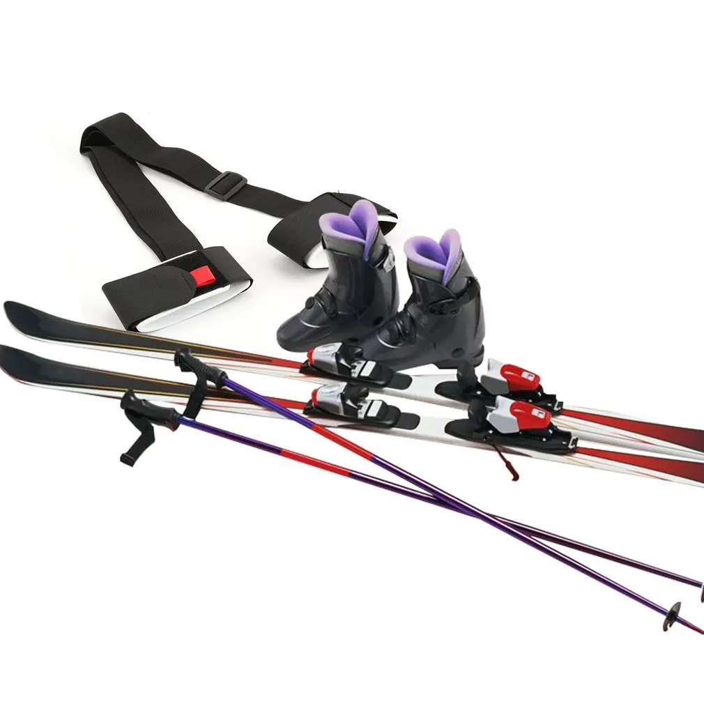Skiing Pole Shoulder Hand Carrier Lash Adjustable Handle Straps Comfortable Hook Loop Protecting Black 
Skiing Pole Shoulder Hand Carrier Lash Adjustable Handle Straps Comfortable Hook Loop Protecting Black