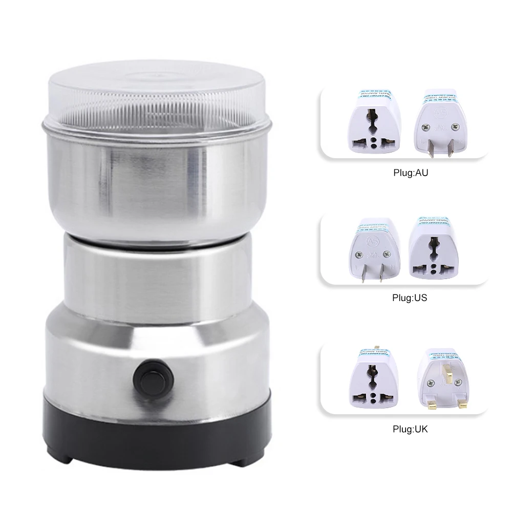 Multi-functional EU Plug 220V 150W Coffee Grinder Stainless Electric Herbs/Spices/Nuts/Grains/Coffee Bean Grinding
Multi-functional EU Plug 220V 150W Coffee Grinder Stainless Electric Herbs/Spices/Nuts/Grains/Coffee Bean Grinding