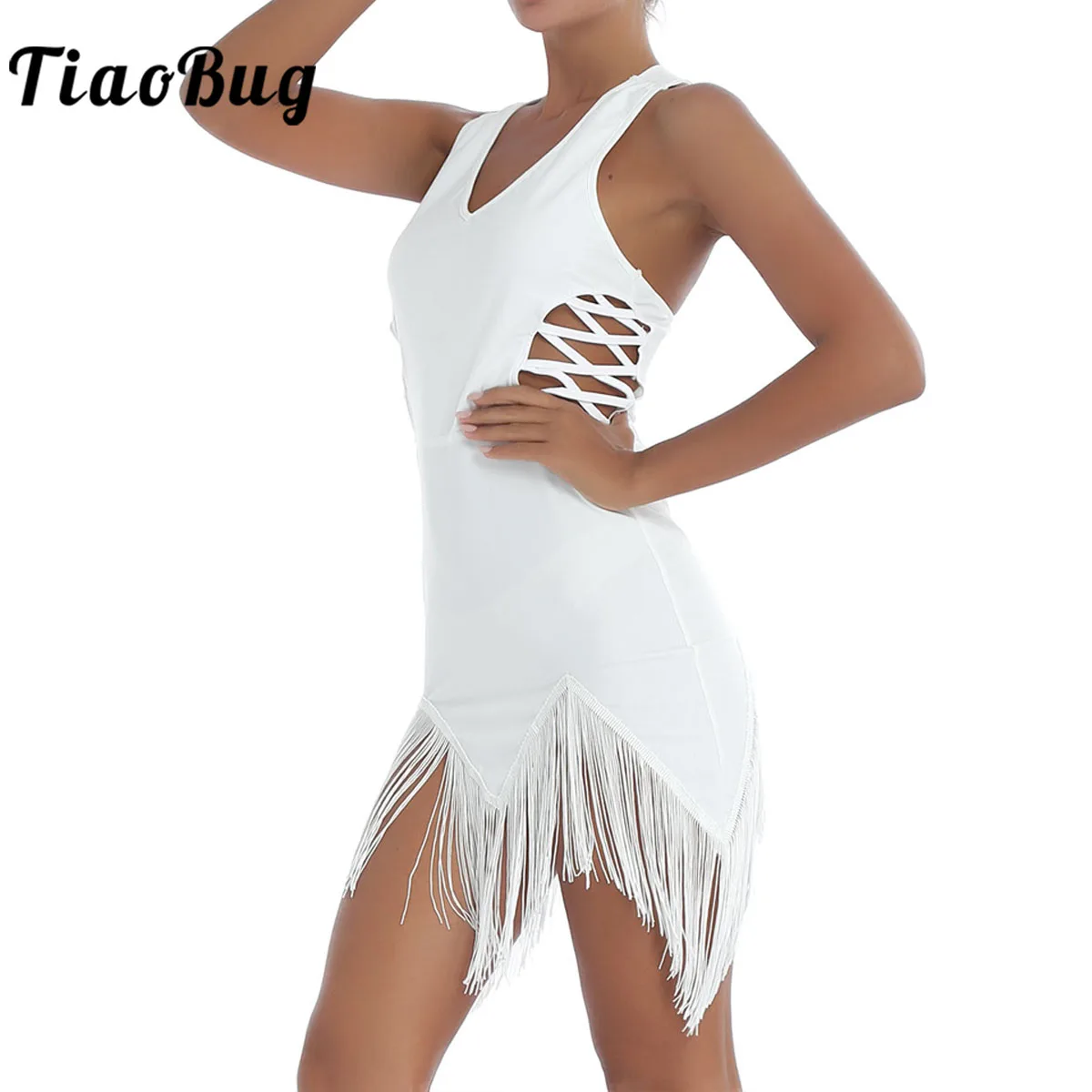 Women Latin Dress Tassel Fringed Vintage Latin Rumba Samba Dance Competition Performance Costume Dance Dresses
Women Latin Dress Tassel Fringed Vintage Latin Rumba Samba Dance Competition Performance Costume Dance Dresses