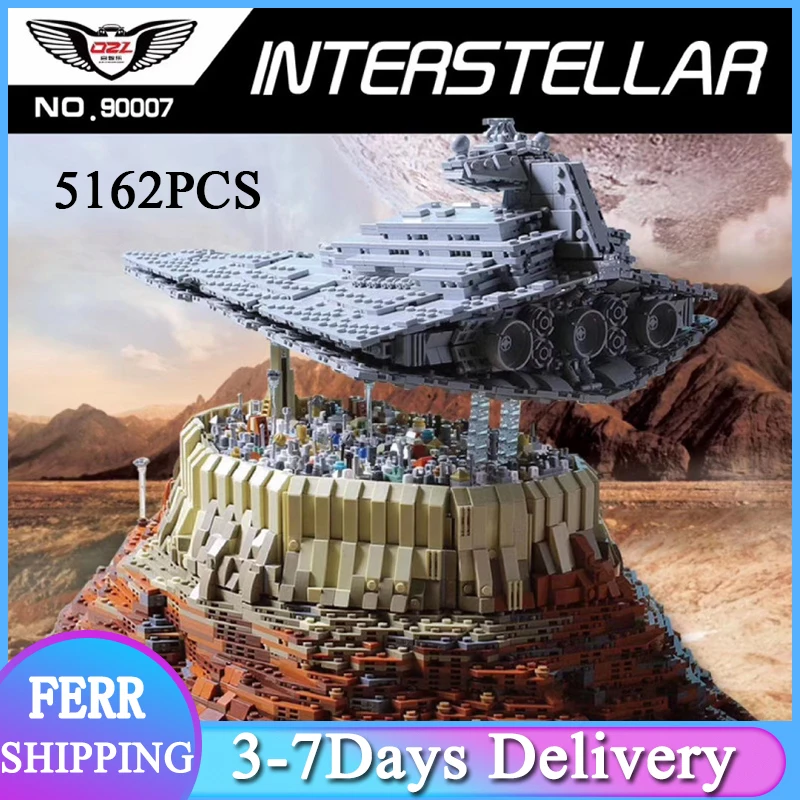 Qizhile 90007 Star Plan Toys The Empire over Jedha City Model 5162pcs MOC Building Blocks Bricks Kits Kids Christmas Toys Gifts
Qizhile 90007 Star Plan Toys The Empire over Jedha City Model 5162pcs MOC Building Blocks Bricks Kits Kids Christmas Toys Gifts