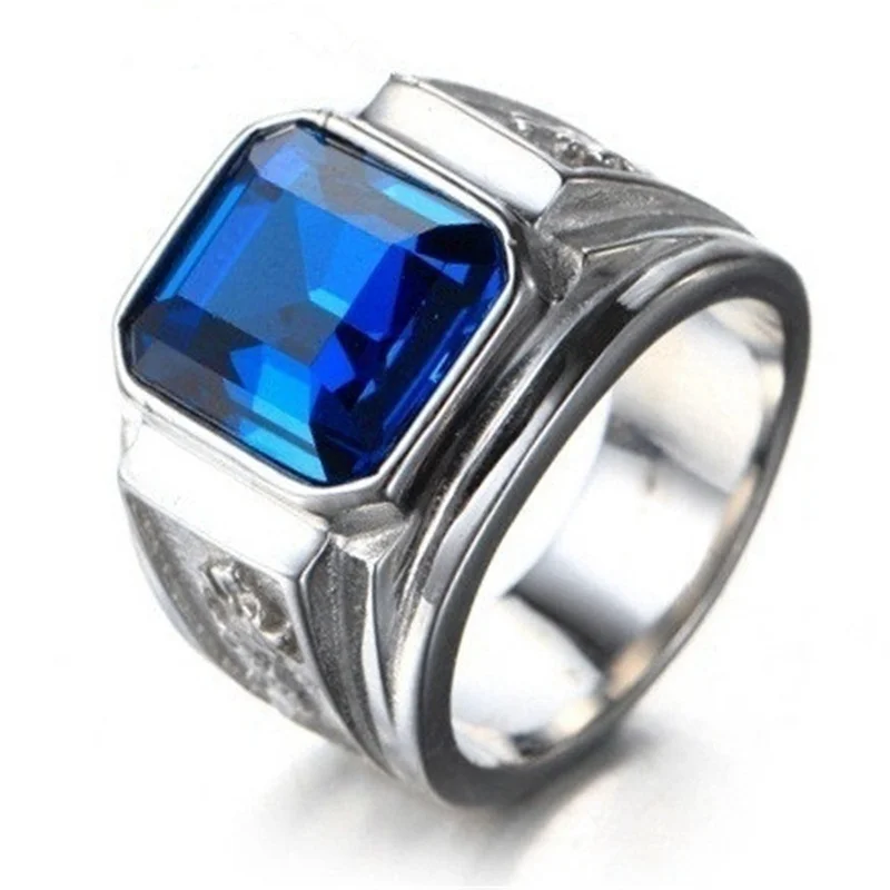 New Trendy Geometric Bohemian Crystal Inlaid Ring Men's Ring Fashion Metal Crystal Ring Accessories Party Jewelry
New Trendy Geometric Bohemian Crystal Inlaid Ring Men's Ring Fashion Metal Crystal Ring Accessories Party Jewelry