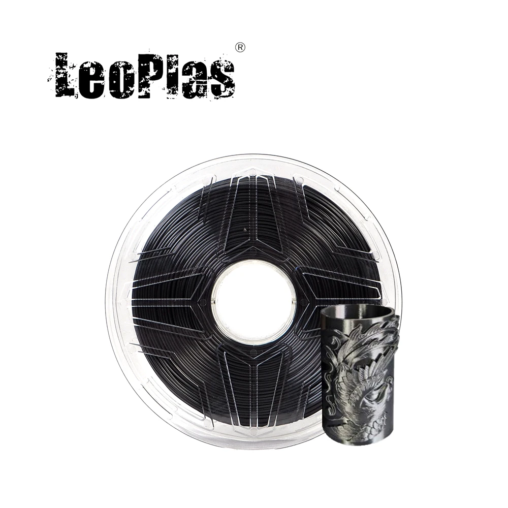 LeoPlas 1.75mm Ultra Black Silk PLA Filament 1kg For FDM 3D Printer Pen Consumables Printing Supplies Plastic Material 
LeoPlas 1.75mm Ultra Black Silk PLA Filament 1kg For FDM 3D Printer Pen Consumables Printing Supplies Plastic Material