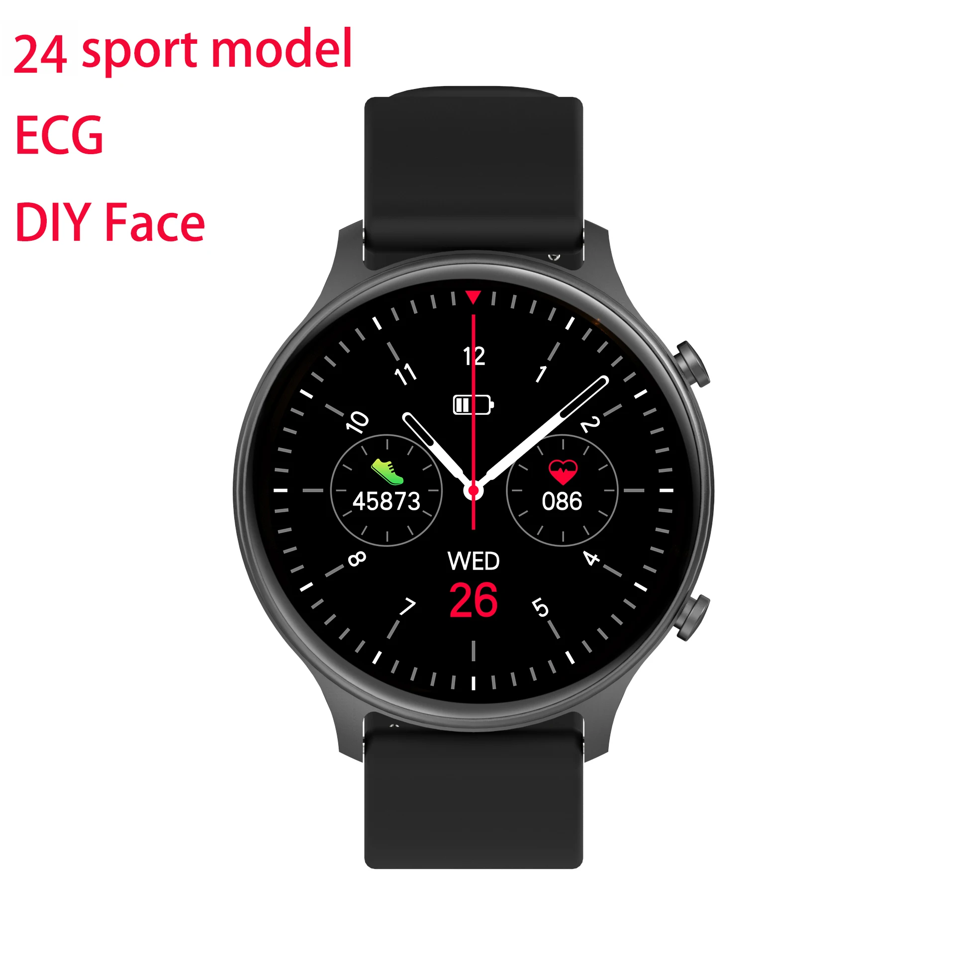 IP68 Waterproof Smart Watch Men Women Multi Sport Smartwatch Heart Rate ECG Blood Pressure Fitness Tracker Clock for iOS Android
IP68 Waterproof Smart Watch Men Women Multi Sport Smartwatch Heart Rate ECG Blood Pressure Fitness Tracker Clock for iOS Android