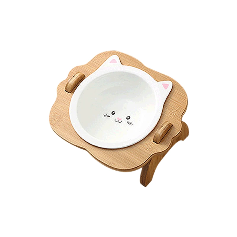 Wooden pet bowl ceramic double bowl - high foot cat dog bowl fairy dog bowl bamboo wooden cat bowl
Wooden pet bowl ceramic double bowl - high foot cat dog bowl fairy dog bowl bamboo wooden cat bowl