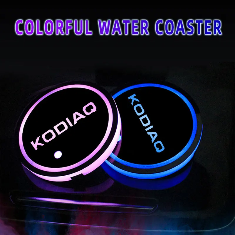2Pcs Led Car Logo Cup Lights For Skoda Kodiaq Type 2017 2018 2019 2020 2021 Model Logo Light Luminous Coaster Accessories
2Pcs Led Car Logo Cup Lights For Skoda Kodiaq Type 2017 2018 2019 2020 2021 Model Logo Light Luminous Coaster Accessories