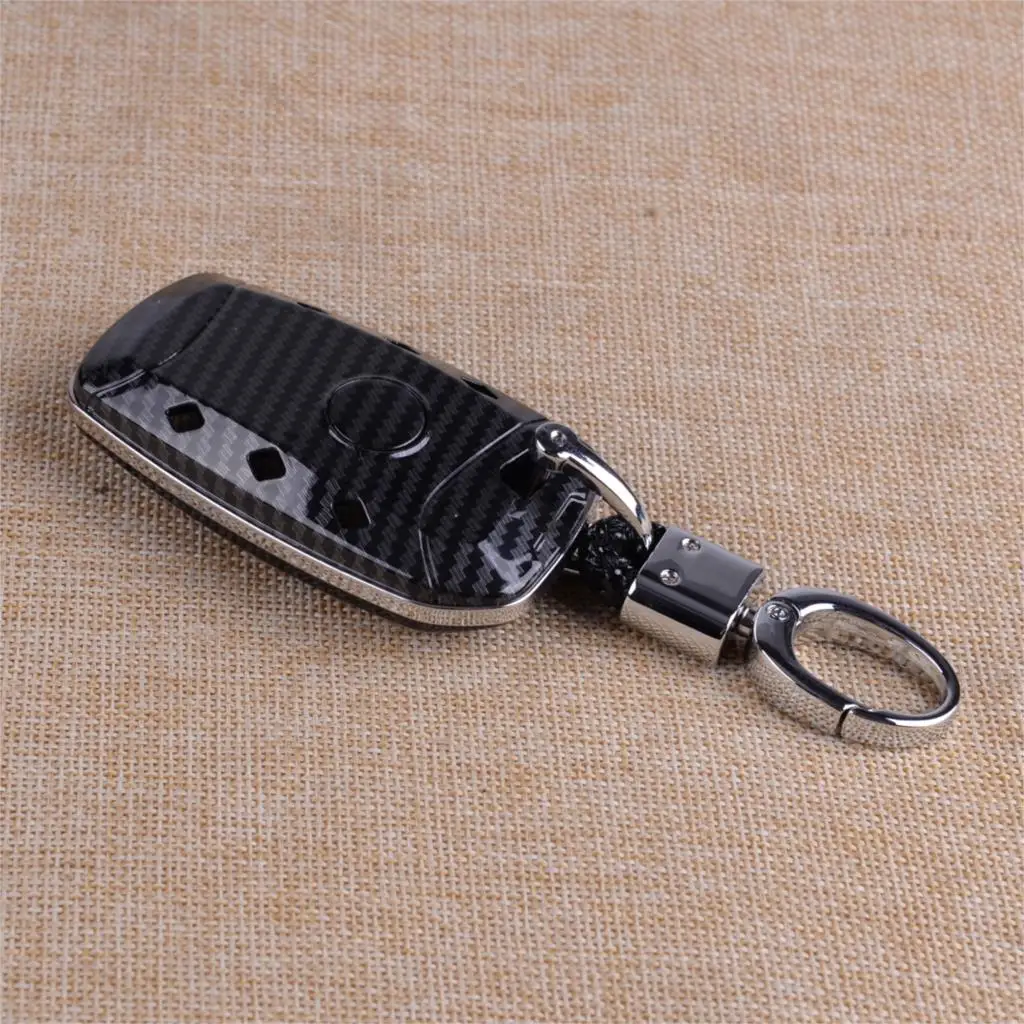 CITALL Carbon Fiber Texture Smart Key Fob Cover Case Skin with Chain fit for BMW X3 F25 X4 F26 M2 F87 M3 F80 M4 F82 F83 M5 F10
CITALL Carbon Fiber Texture Smart Key Fob Cover Case Skin with Chain fit for BMW X3 F25 X4 F26 M2 F87 M3 F80 M4 F82 F83 M5 F10