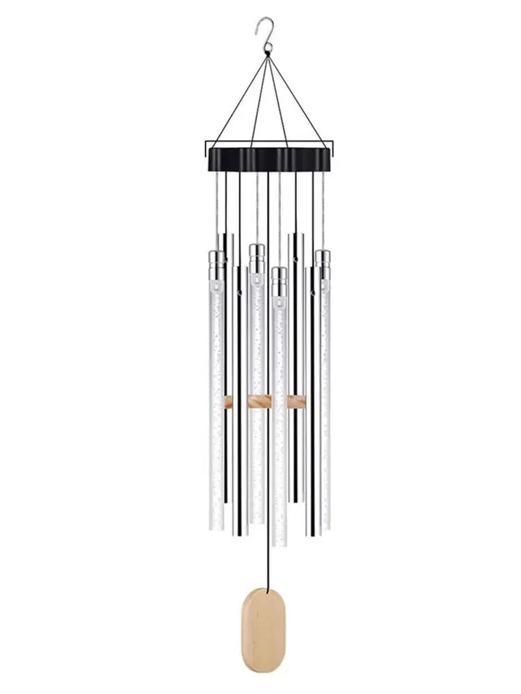 Solar Wind Chime Lamp Outdoor Light Colorful Bubble Column Wind Chime Garden Decoration Landscape Light Home Decor
Solar Wind Chime Lamp Outdoor Light Colorful Bubble Column Wind Chime Garden Decoration Landscape Light Home Decor
