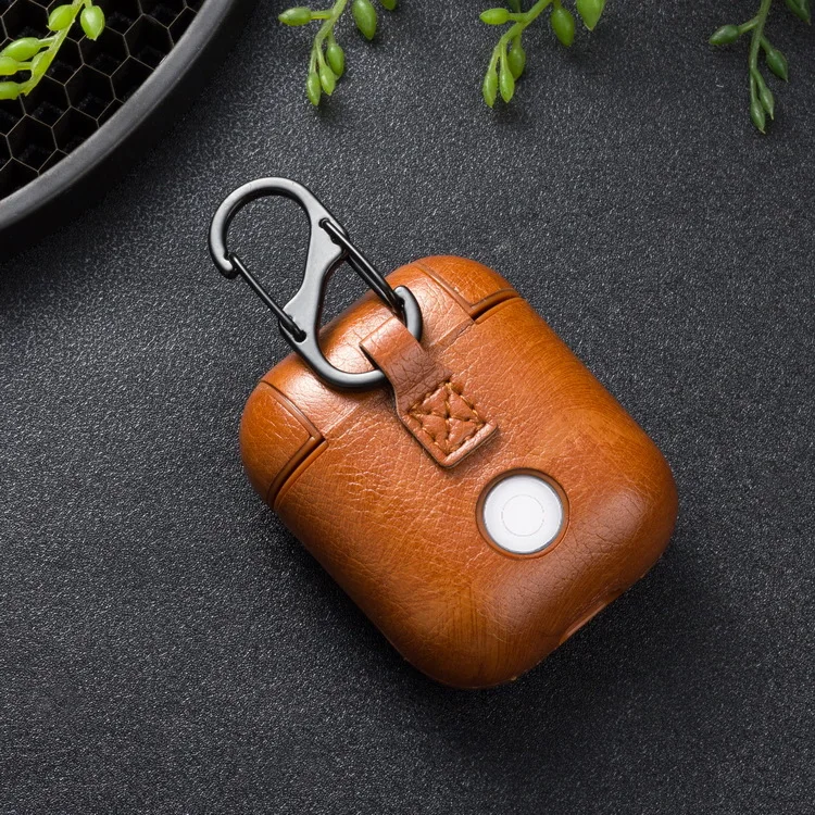 Luxury Leather Case for Airpods Bluetooth Earphone Case for Apple AirPods 1 2 Protective Cover Anti-Lost Headset Case with Hook
Luxury Leather Case for Airpods Bluetooth Earphone Case for Apple AirPods 1 2 Protective Cover Anti-Lost Headset Case with Hook