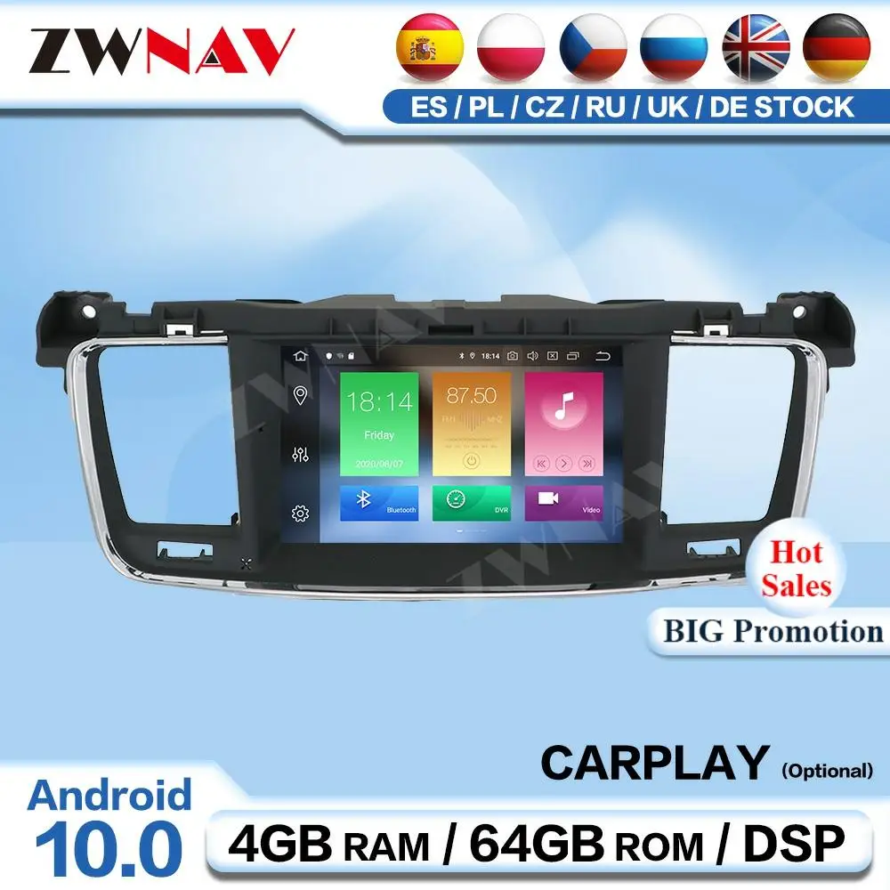 2 Din Android 10 экран мультимедиа для PEUGEOT 508 2011 2012 2013 2014 2016 2017 приемник аудио стерео плеер GPS головное устройство
2 Din Android 10 экран мультимедиа для PEUGEOT 508 2011 2012 2013 2014 2016 2017 приемник аудио стерео плеер GPS головное устройство
