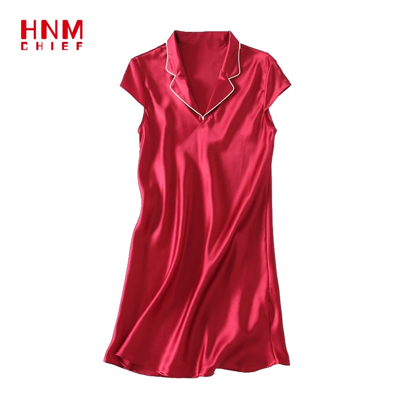 HNMCHIEF Red Faux Silk Satin Nightdress Summer Nightwear Female Homewear Sexy Lingerie New Home Dresses For Women Nightgown
HNMCHIEF Red Faux Silk Satin Nightdress Summer Nightwear Female Homewear Sexy Lingerie New Home Dresses For Women Nightgown